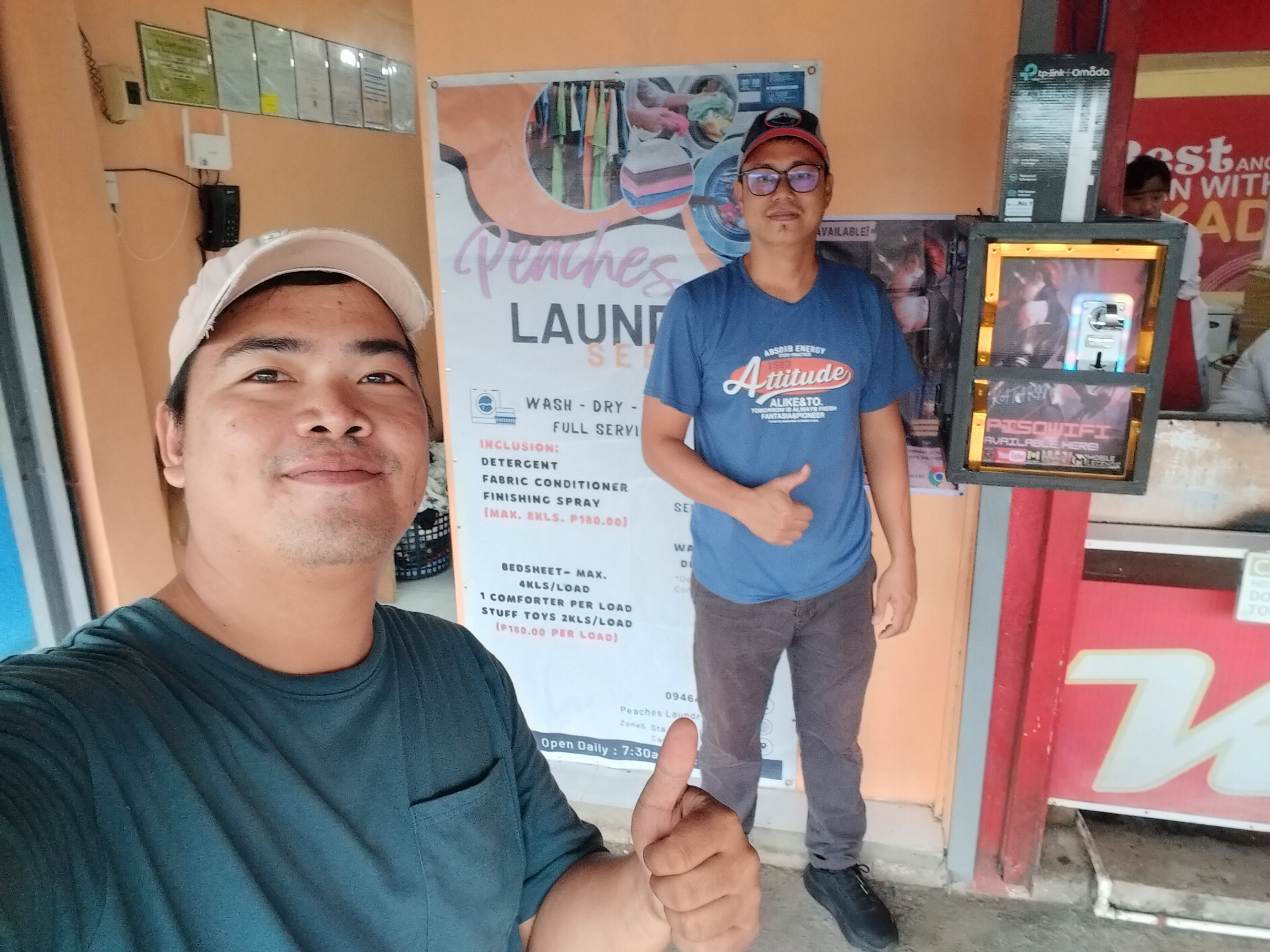Oragon Piso Wifi vendo machine installation in Camarines Sur