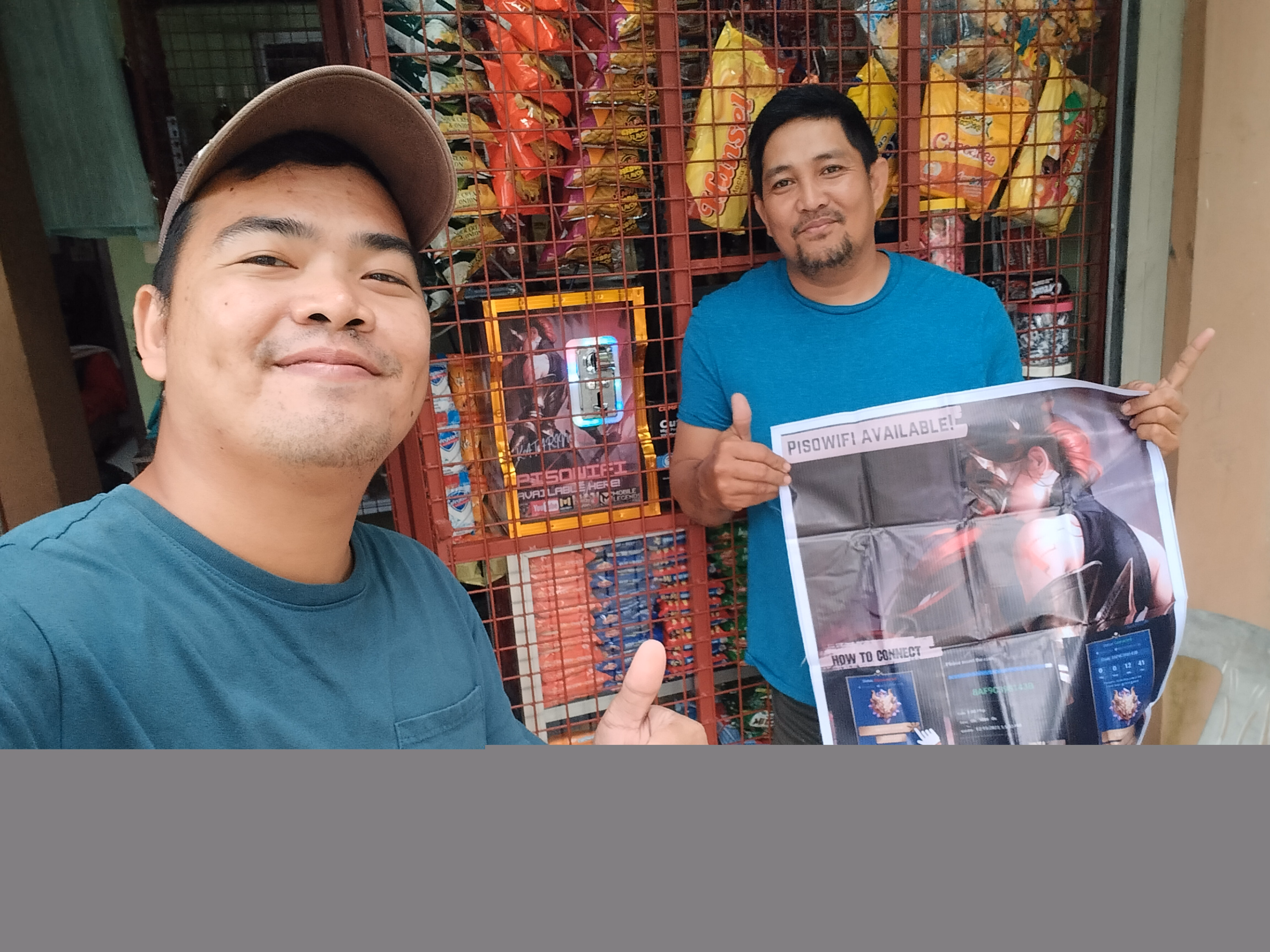 Piso Wifi machine installed in sari-sari store