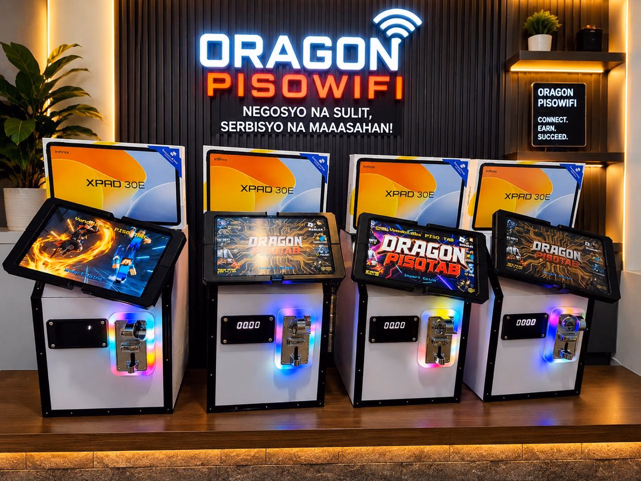 Oragon PisoTablet Vendo package