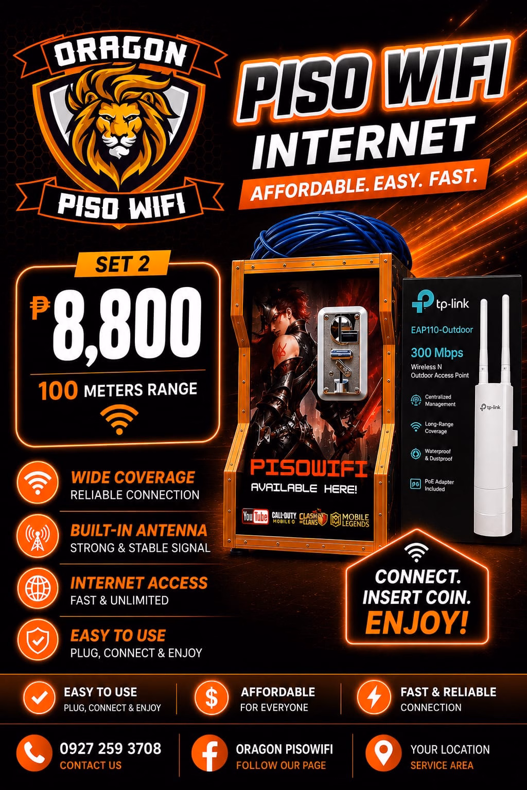 SET 2 Outdoor 100m Range package